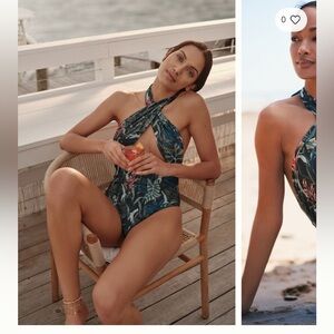 Farm Rio Foliage Jungle One Piece Swimsuit